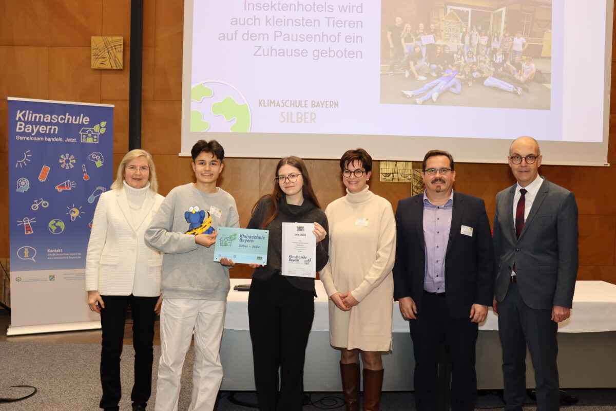 Auszeichnung in Würzburg: Wir sind Klimaschule!